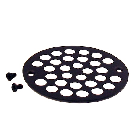 Westbrass 4-1/4" O.D. Shower Strainer Plastic-Oddities Style in Oil Rubbed Bronze D3193-12